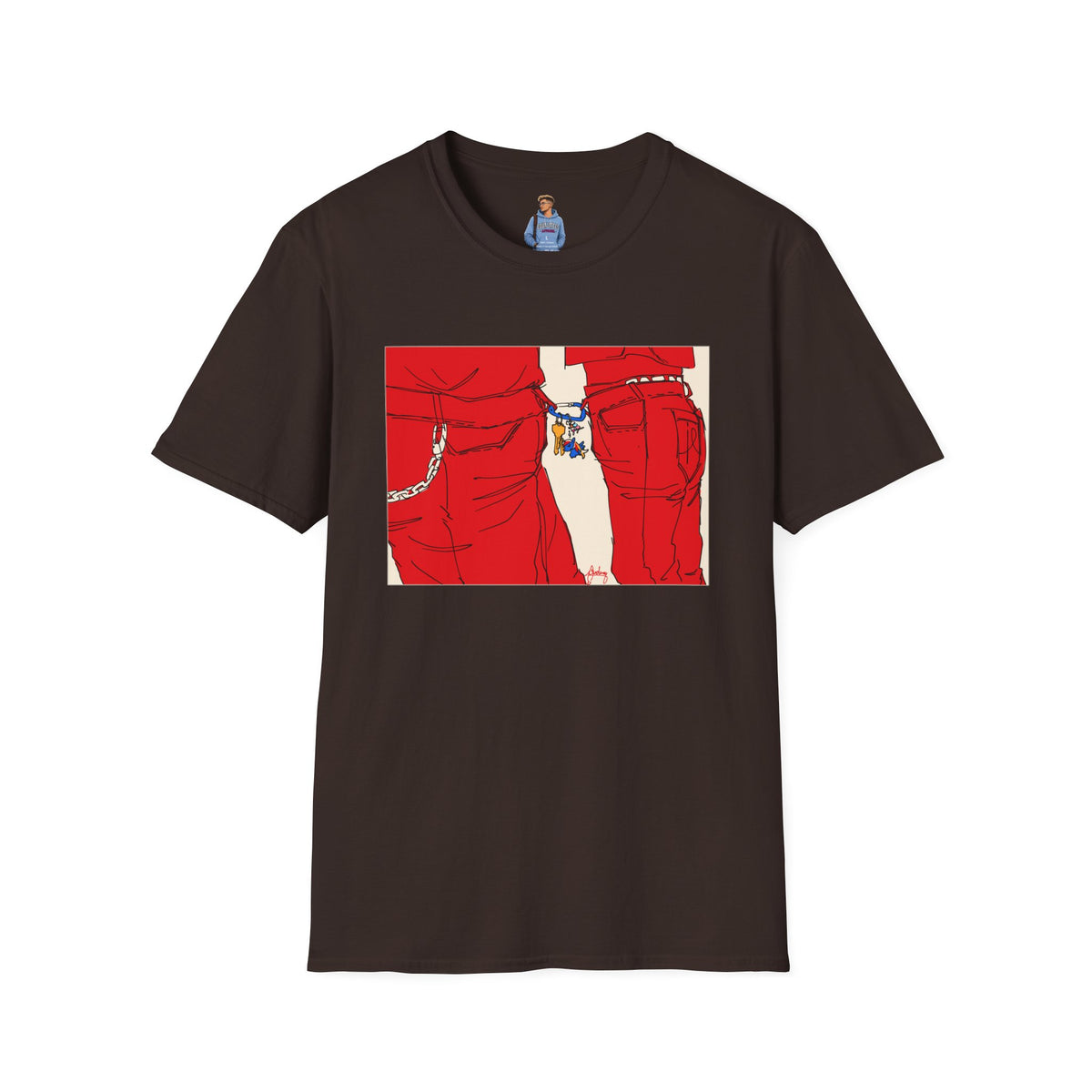Red Jeans by Audrey Pride Tree Las Vegas T-Shirt