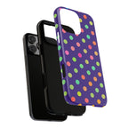 Colorful Polka-Dot Tough Case for iPhone