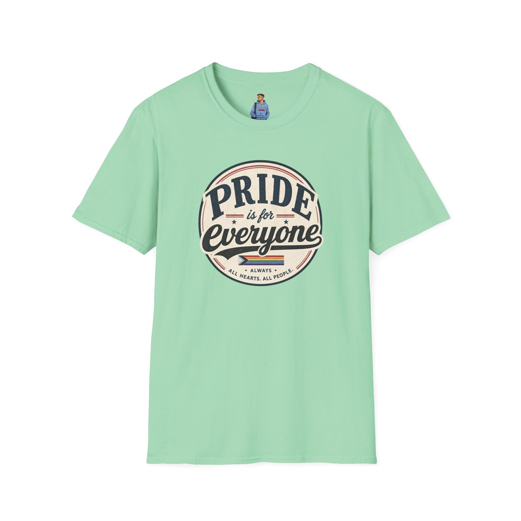 Pride Is for Everyone T-Shirt — Inclusive Retro Pride Tee