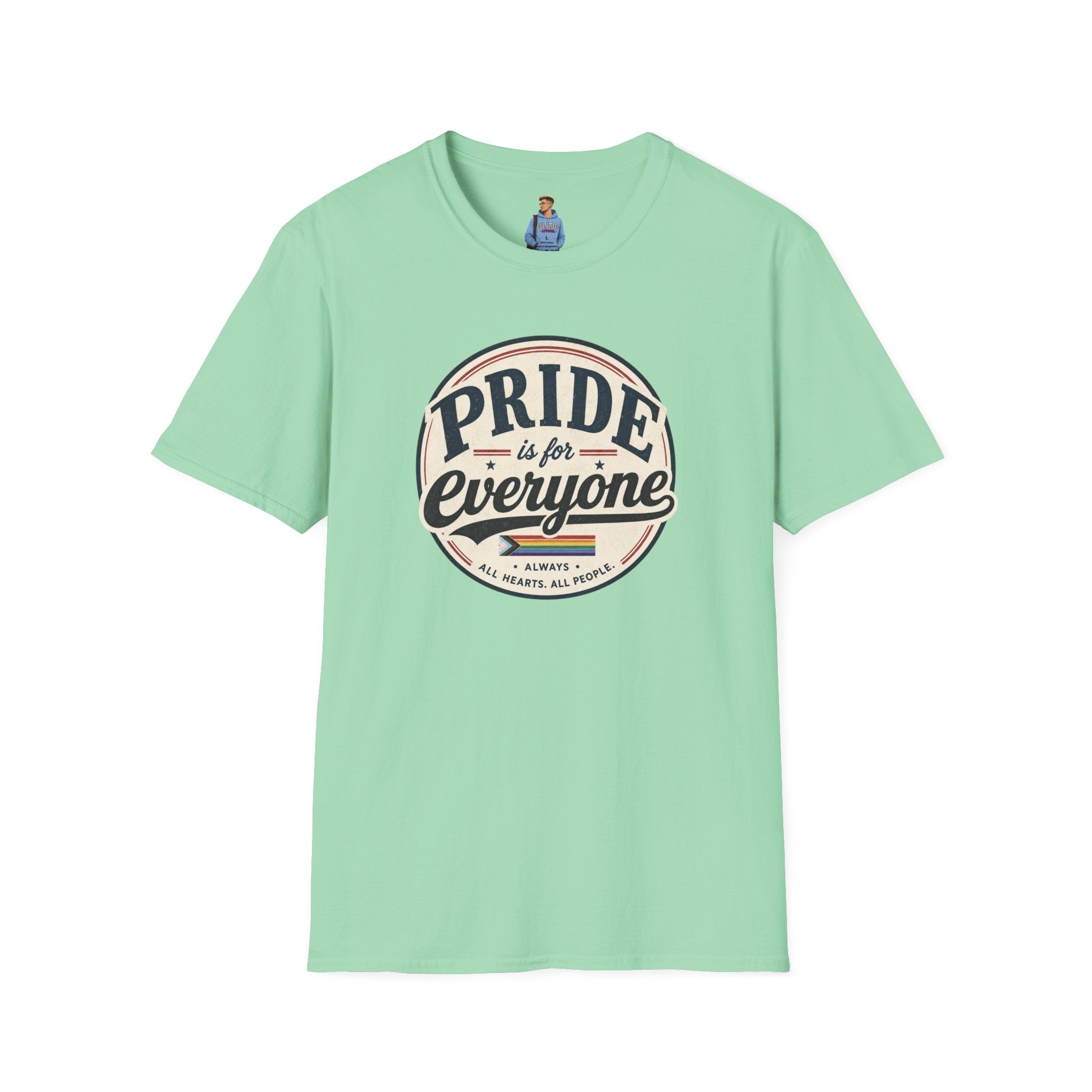 Pride Is for Everyone T-Shirt — Inclusive Retro Pride Tee