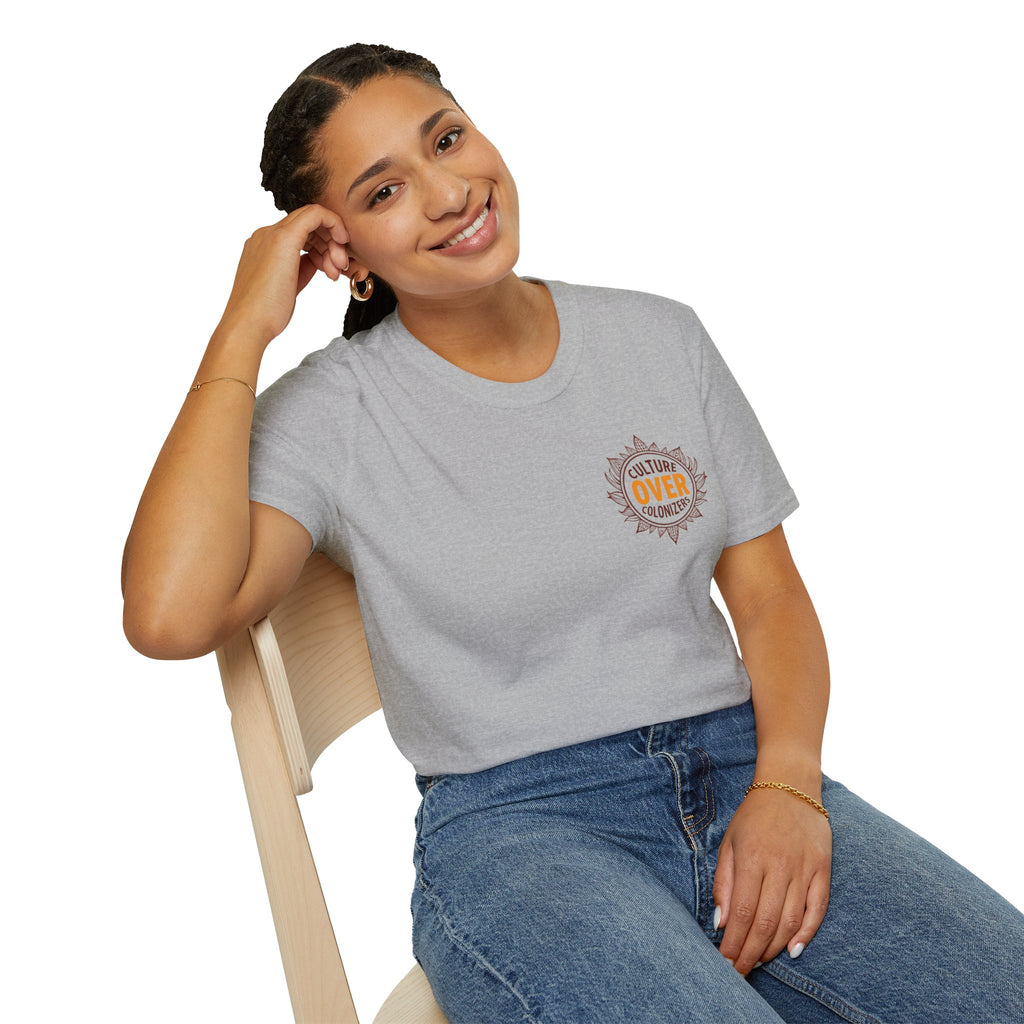 Culture Over Colonizers Unisex Softstyle T-Shirt