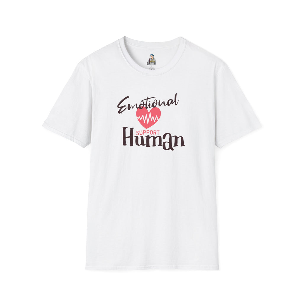 Emotional Support Human Unisex Softstyle T-Shirt