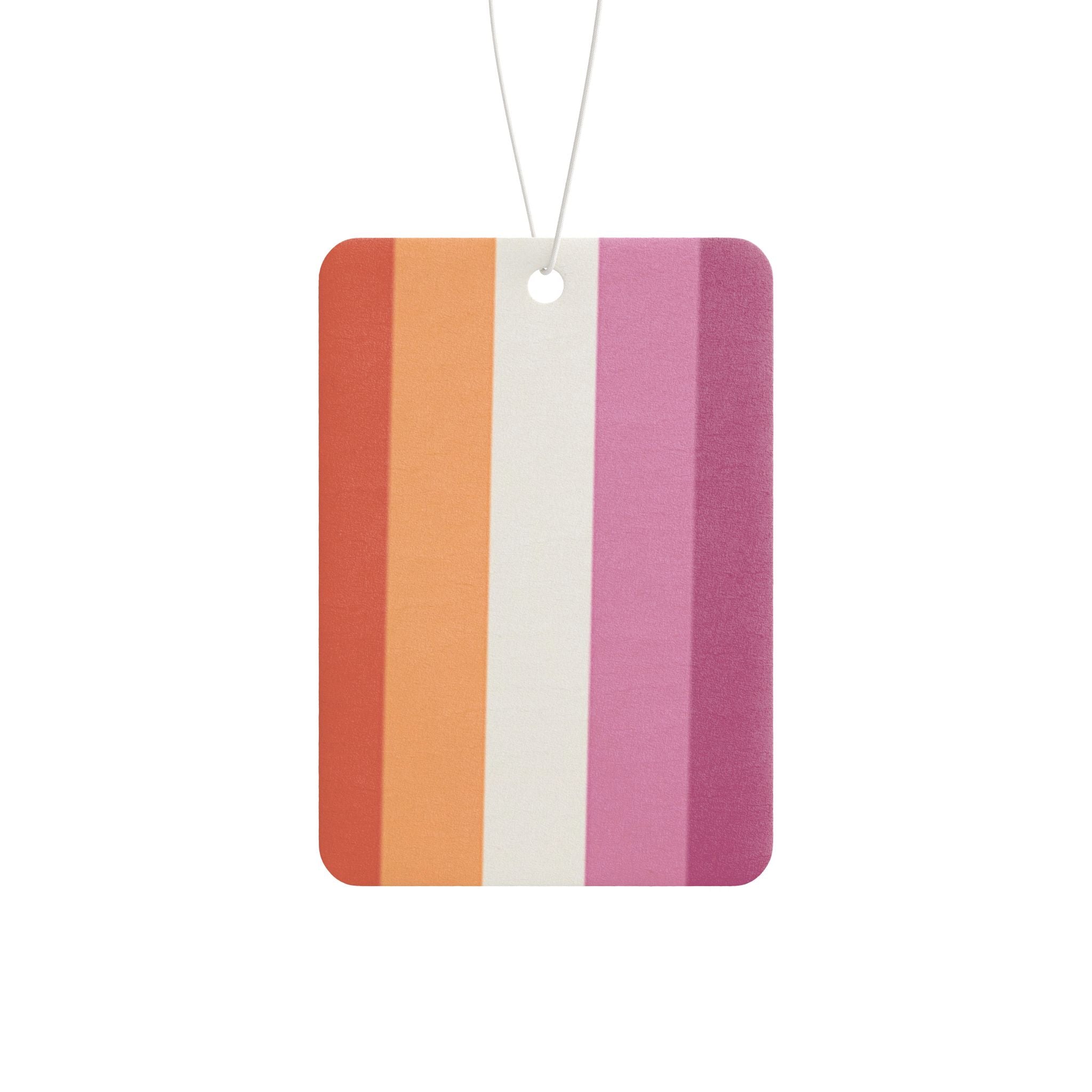 Lesbian Pride Car Air Freshener - Eclectic and Aromatic