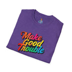 Make Good Trouble' Rainbow T-Shirt