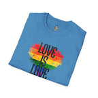 Pride Love Is Love Unisex Softstyle T-Shirt