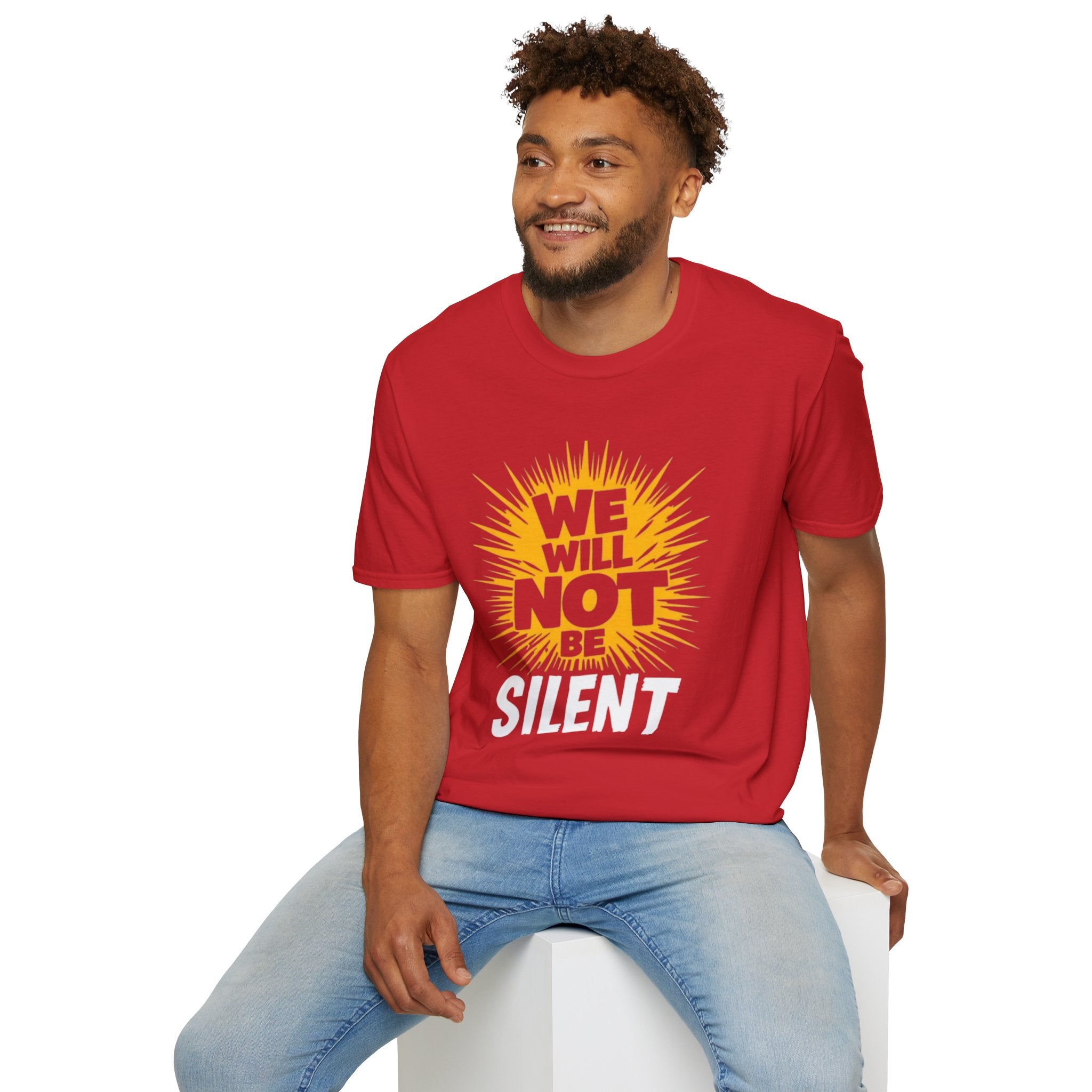 Empowerment Graphic Tee - We Will Not Be Silent | Unisex Softstyle T-Shirt