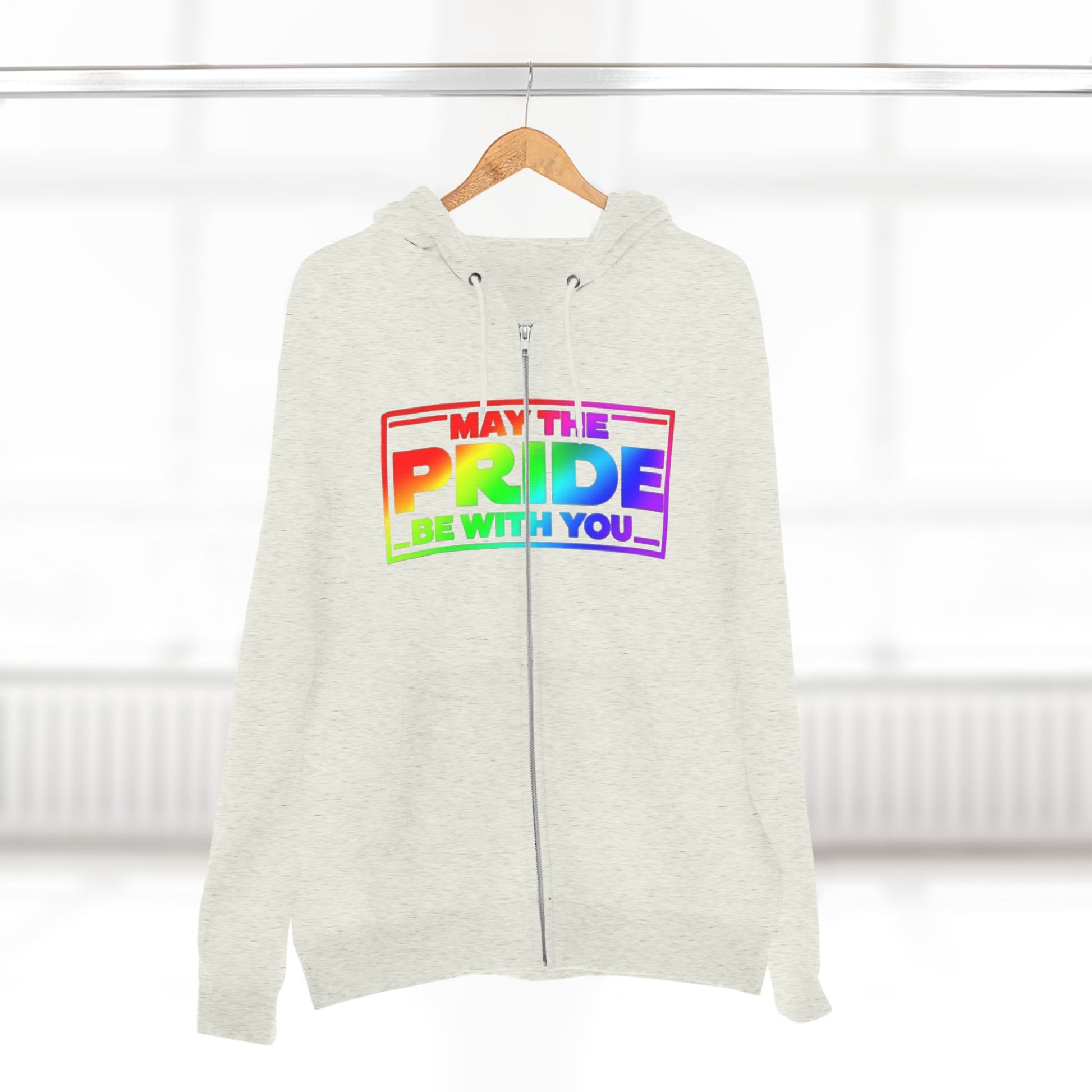 Pride Zip Hoodie - "May the Pride Be with You" Unisex