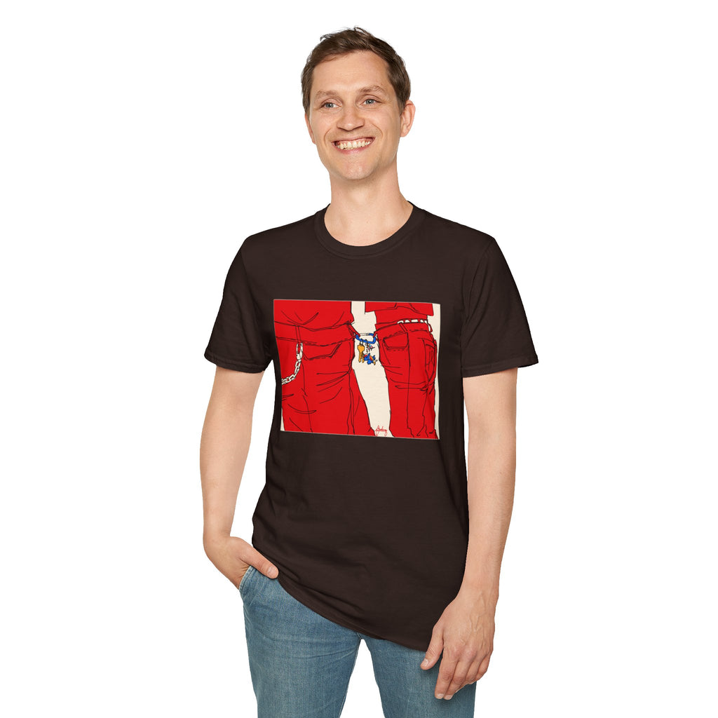 Red Jeans by Audrey Pride Tree Las Vegas T-Shirt
