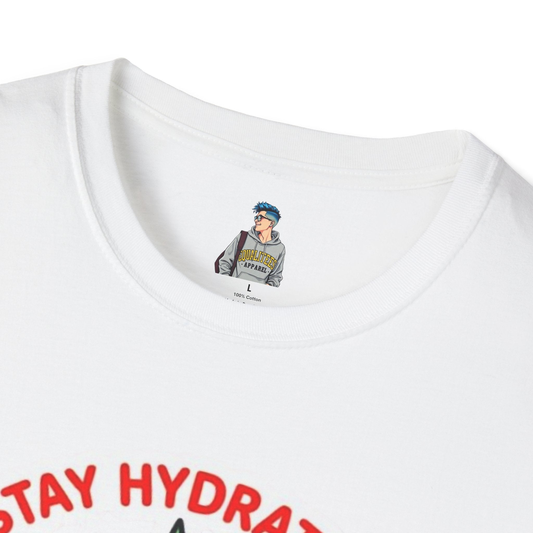 Stay Hydrated, Punch Nazis Funny Political Activism Tee