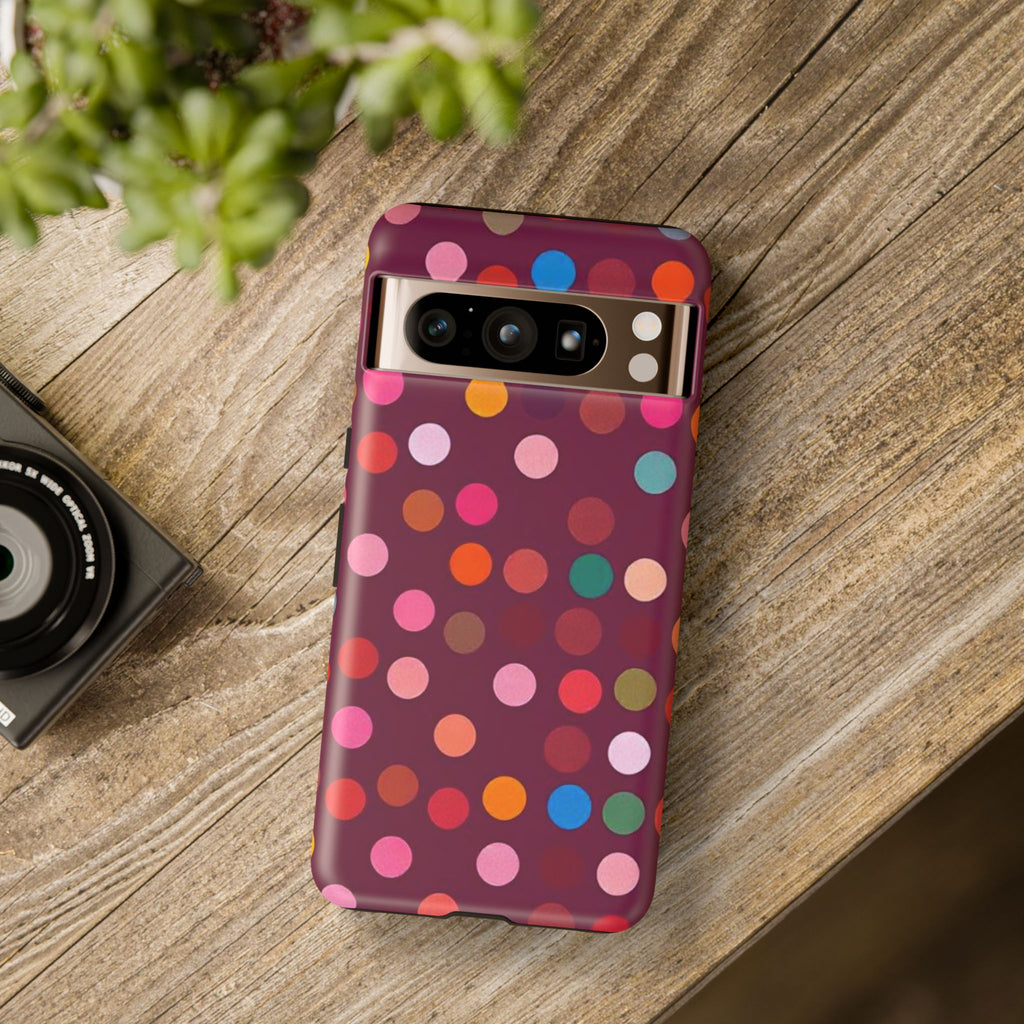 Polka-Dot Colorful Tough Case for Android