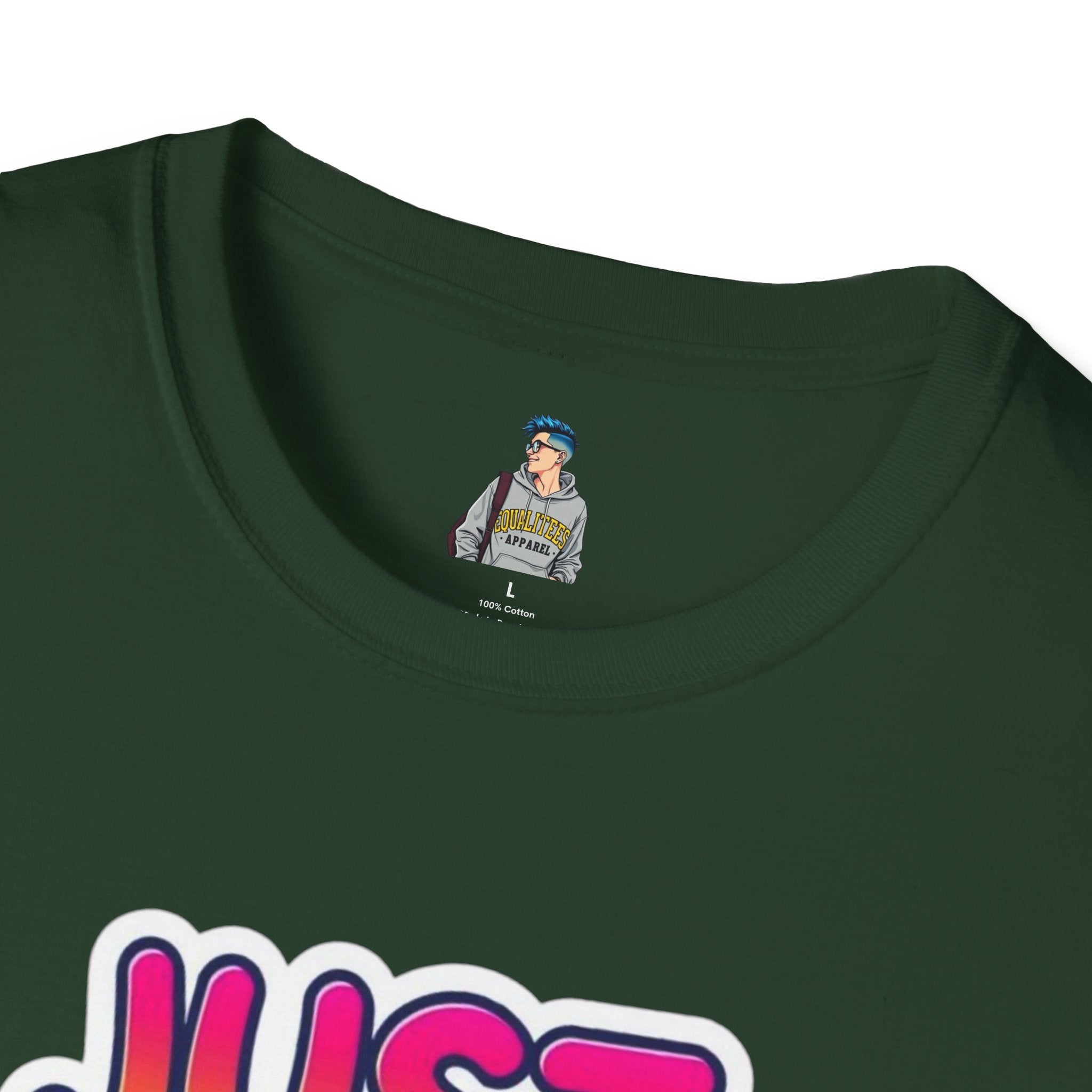 Just Love Unisex Softstyle T-Shirt | Perfect for Pride, Anniversaries, and Everyday Wear