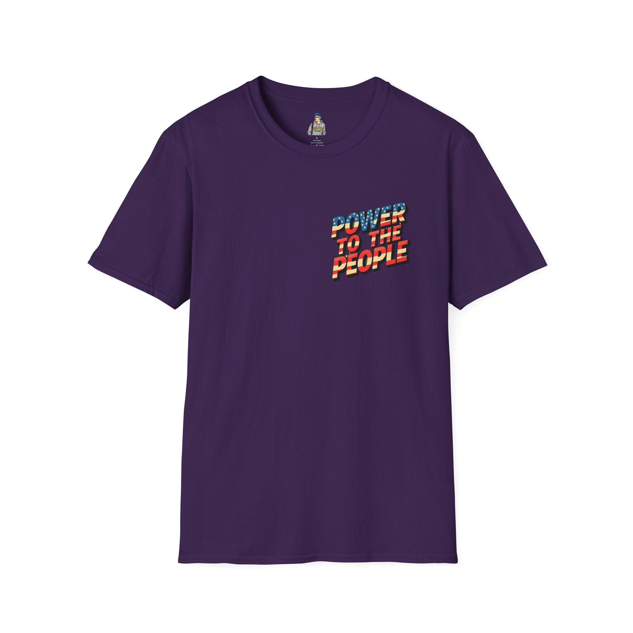 Power to the People Unisex Softstyle T-Shirt Classic Protest Tee