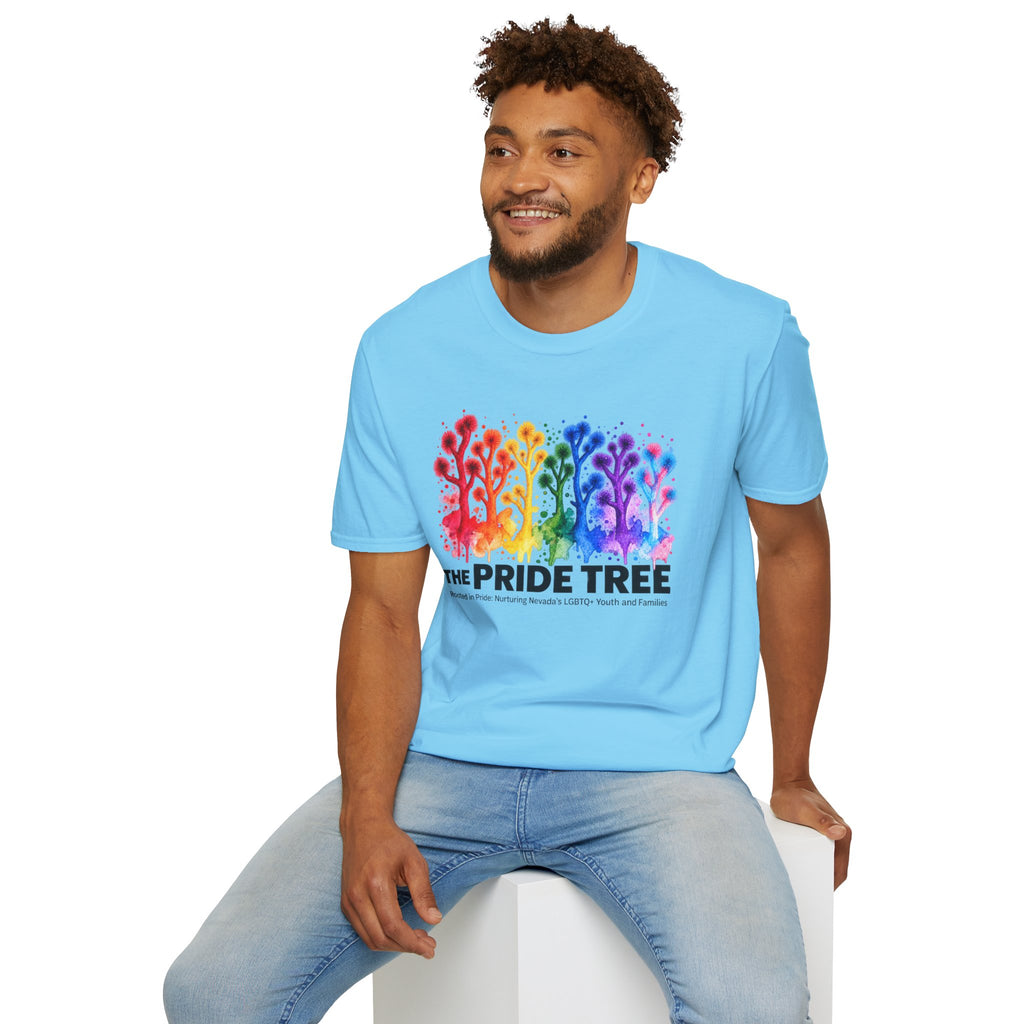 Pride Tree Las Vegas T-Shirt - Black Text