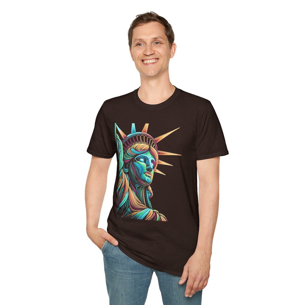 Lady Liberty - Softstyle Unisex T-Shirt