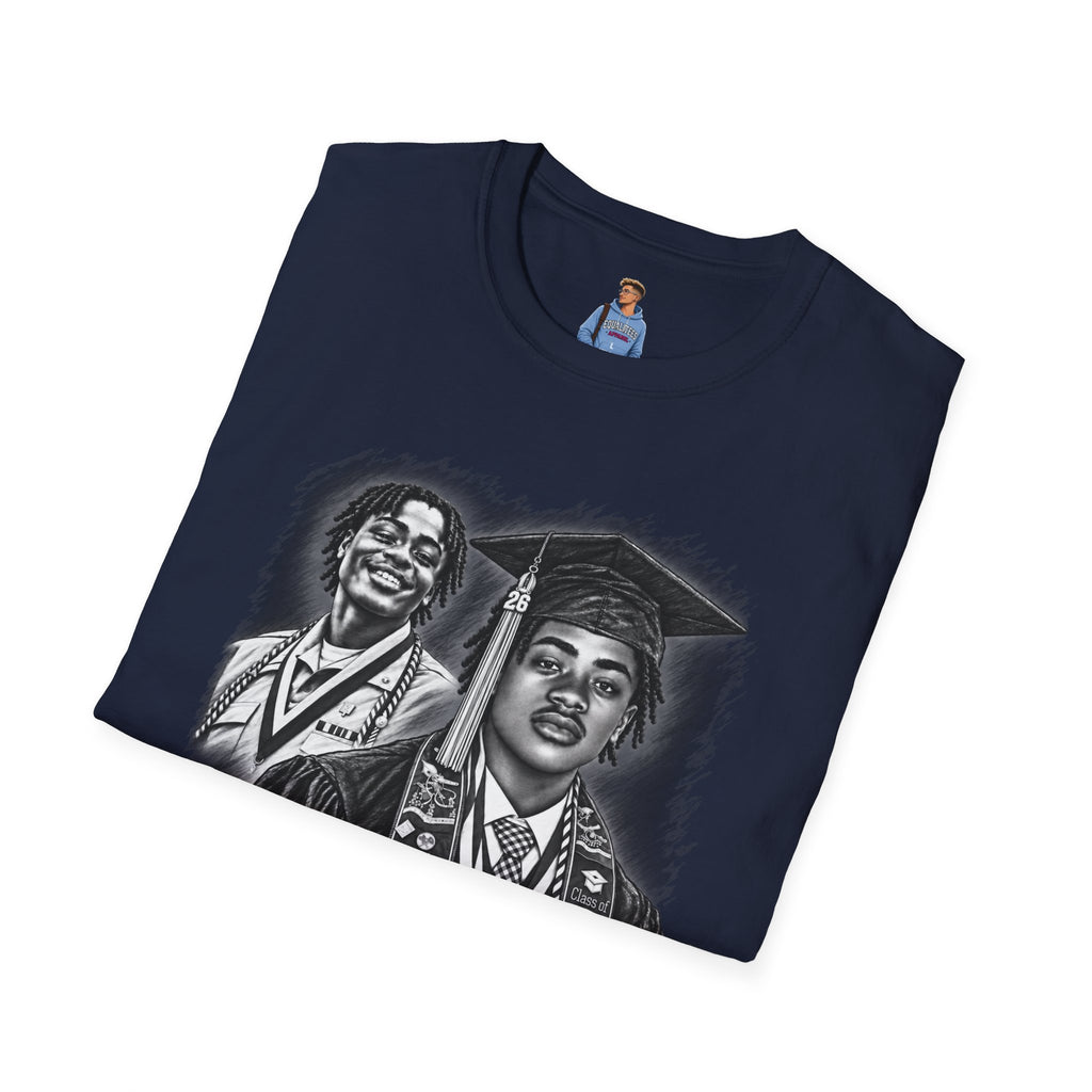 Double Portrait Front - In Memory of Pierre Damas Bel T-Shirt