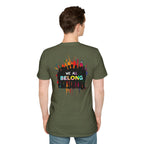 Unisex Softstyle T-Shirt - LGBTQ+ Empowerment T-Shirt: Conversion Therapy is Torture & We All Belong