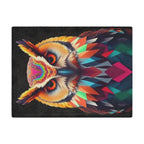 Fractal Owl Microfiber Blanket