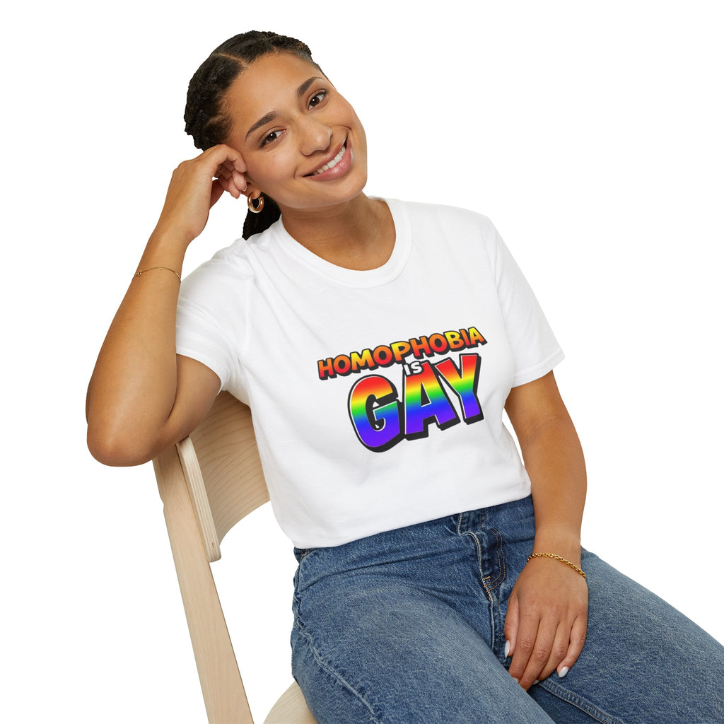 Homophobia Is Gay Graphic T-Shirt