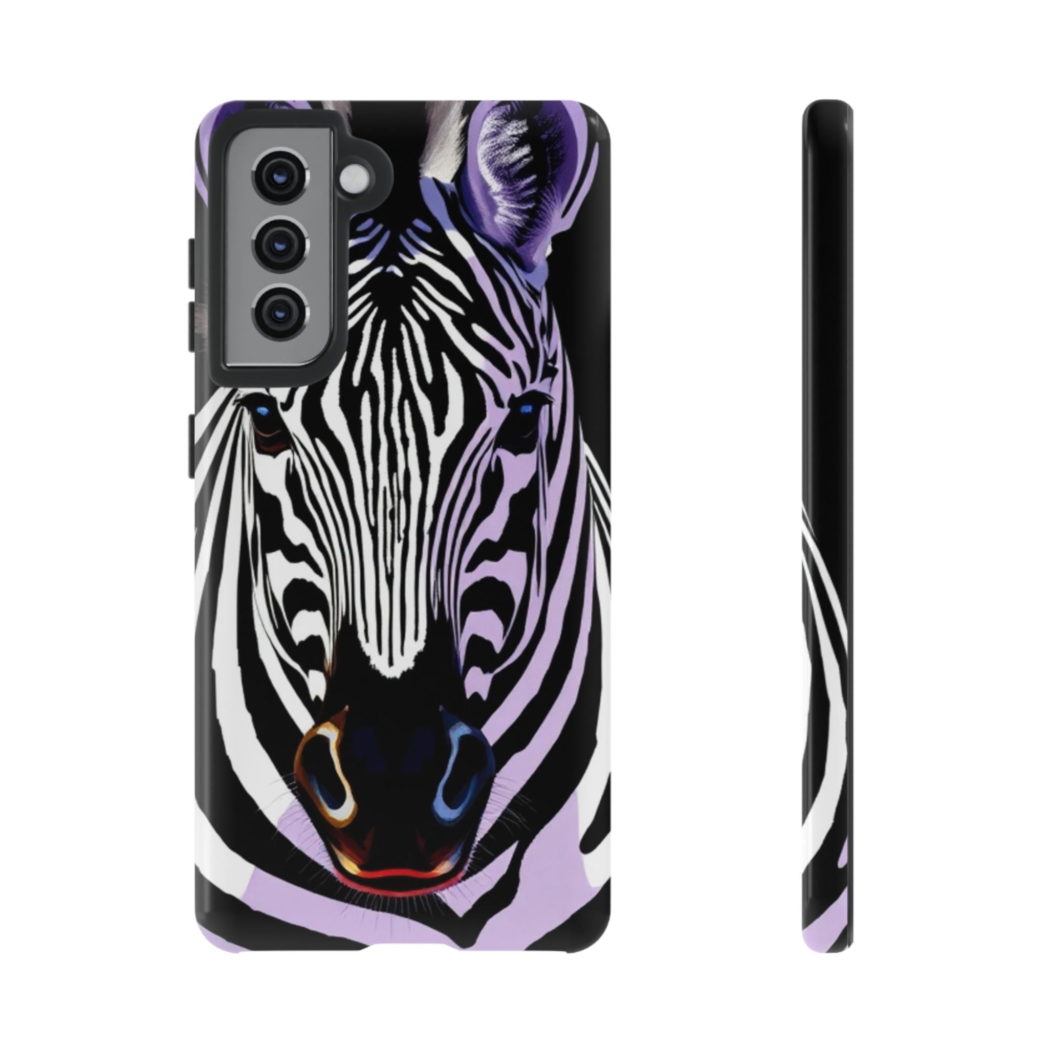 Android OR iPhone Compatible Cases - Zebra Design - Unique Tough Cases