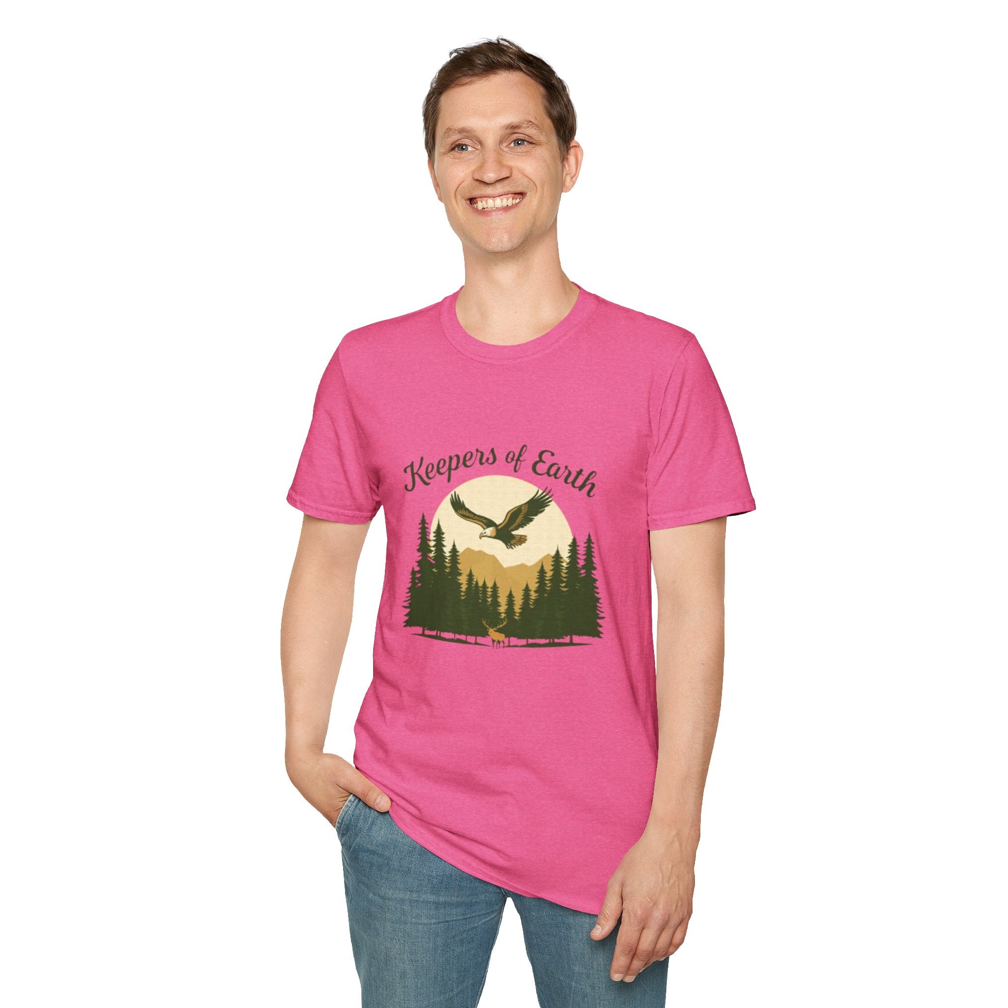 Keepers of the Earth Eagle and Elk T-shirt