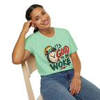 T-Shirt — "It's Good To Be Woke" Graphic Tee (Alarm Clock Design)