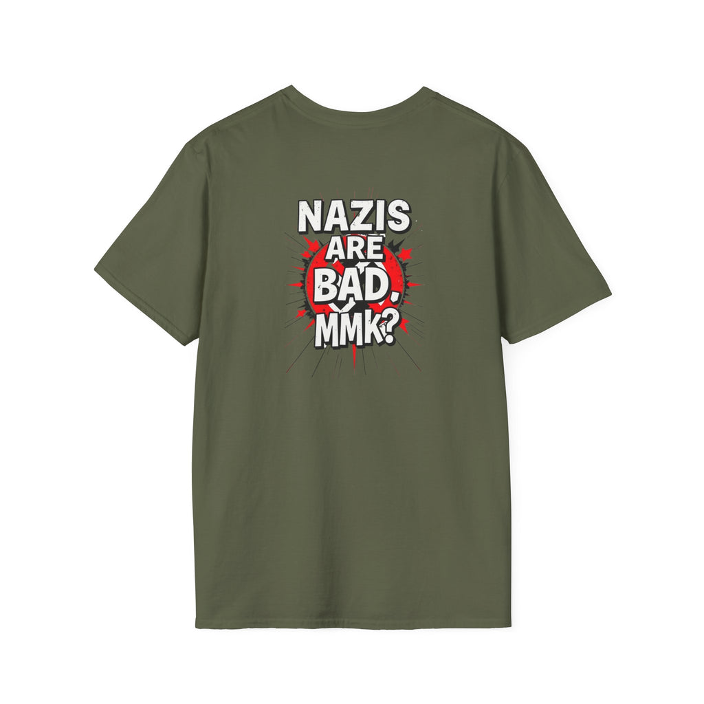 Unisex Softstyle T-Shirt: 'Our Grandparents Fought Fascists' Patriotic Tee