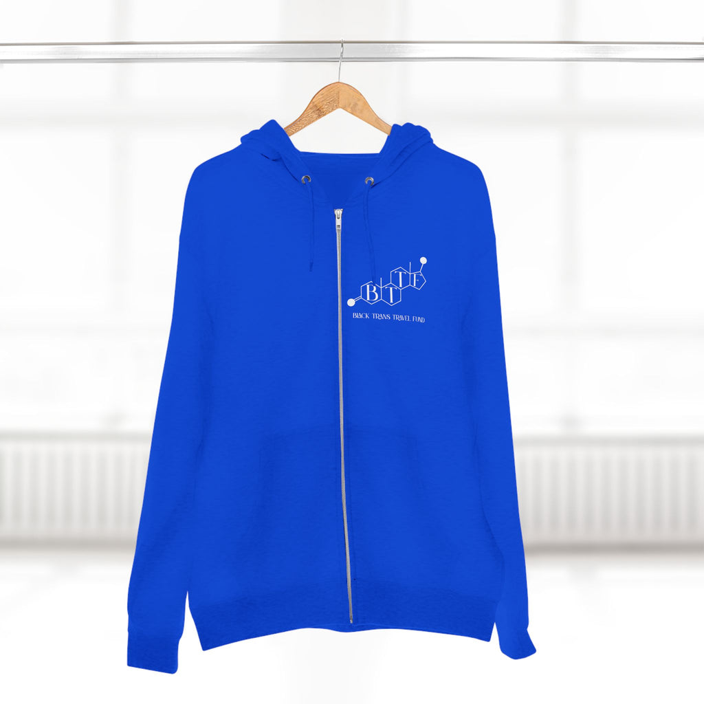 BTTF - Black Trans Travel Fund Unisex Zip-Up Hoodie