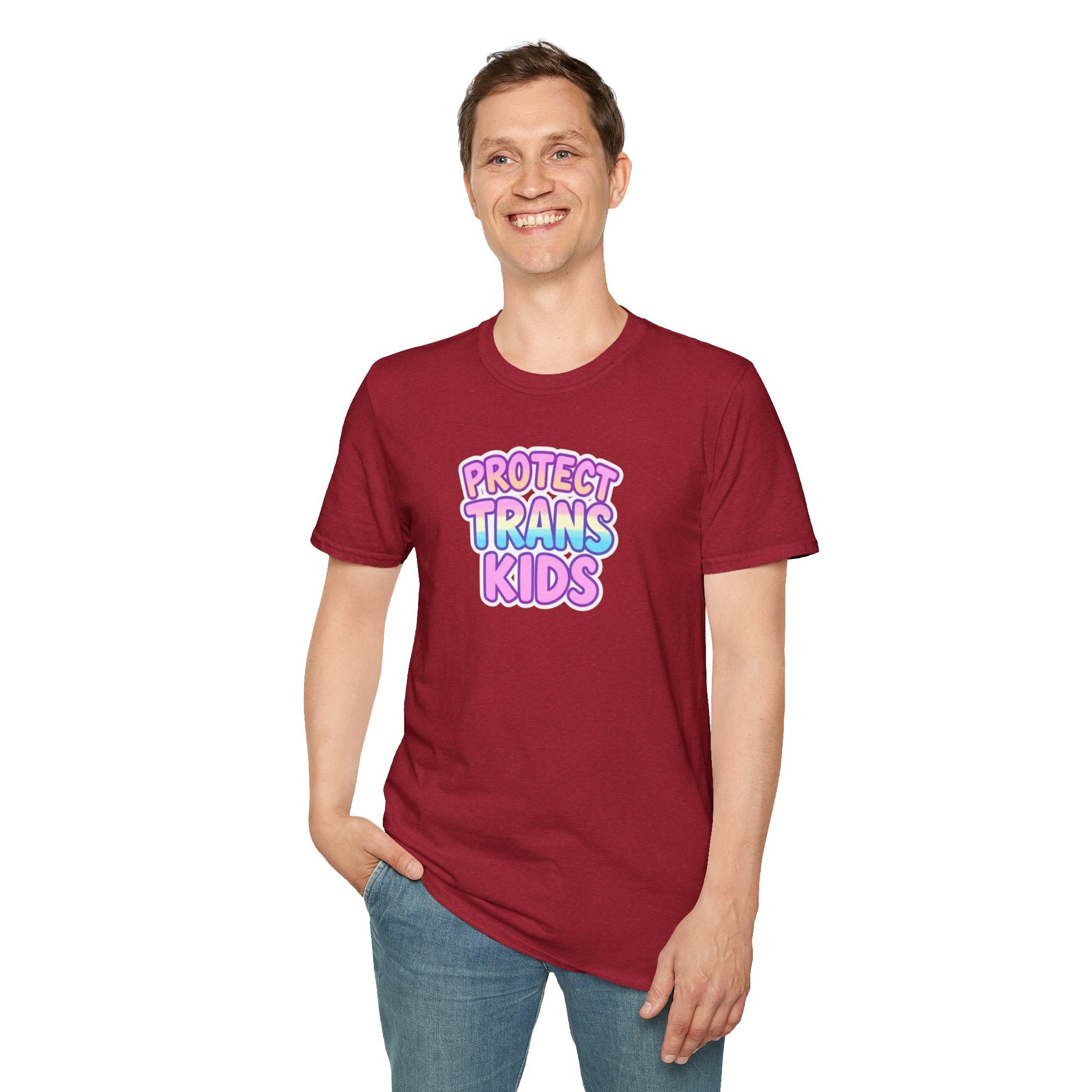 Unisex Softstyle T-Shirt - Protect Trans Kids Tee