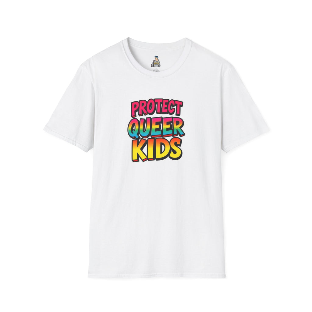 Protect Queer Kids Unisex Softstyle T-Shirt | Inclusive & Comfortable Tee