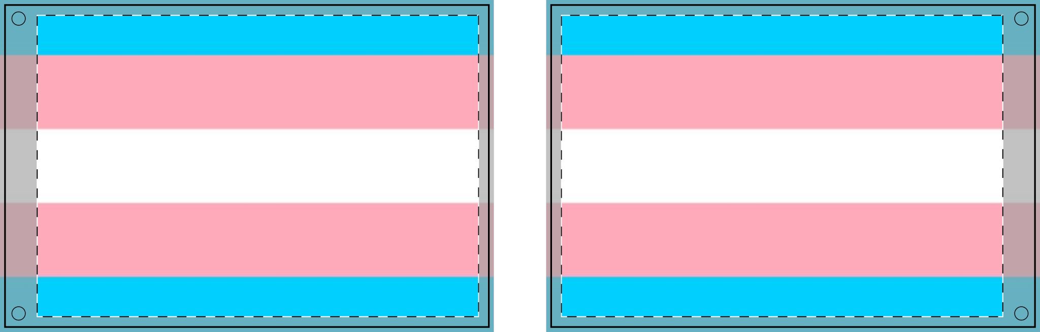 Transgender Pride Double-Sided Flag - Celebrate Inclusivity and Diversity