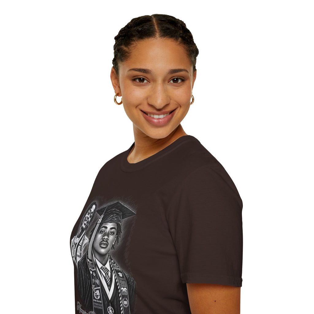 Double Portrait Front - In Memory of Pierre Damas Bel T-Shirt