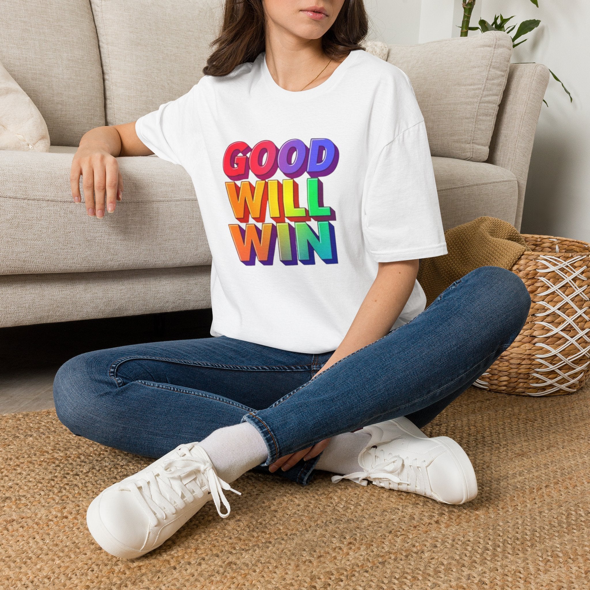 Rainbow Good Will Win T-shirt