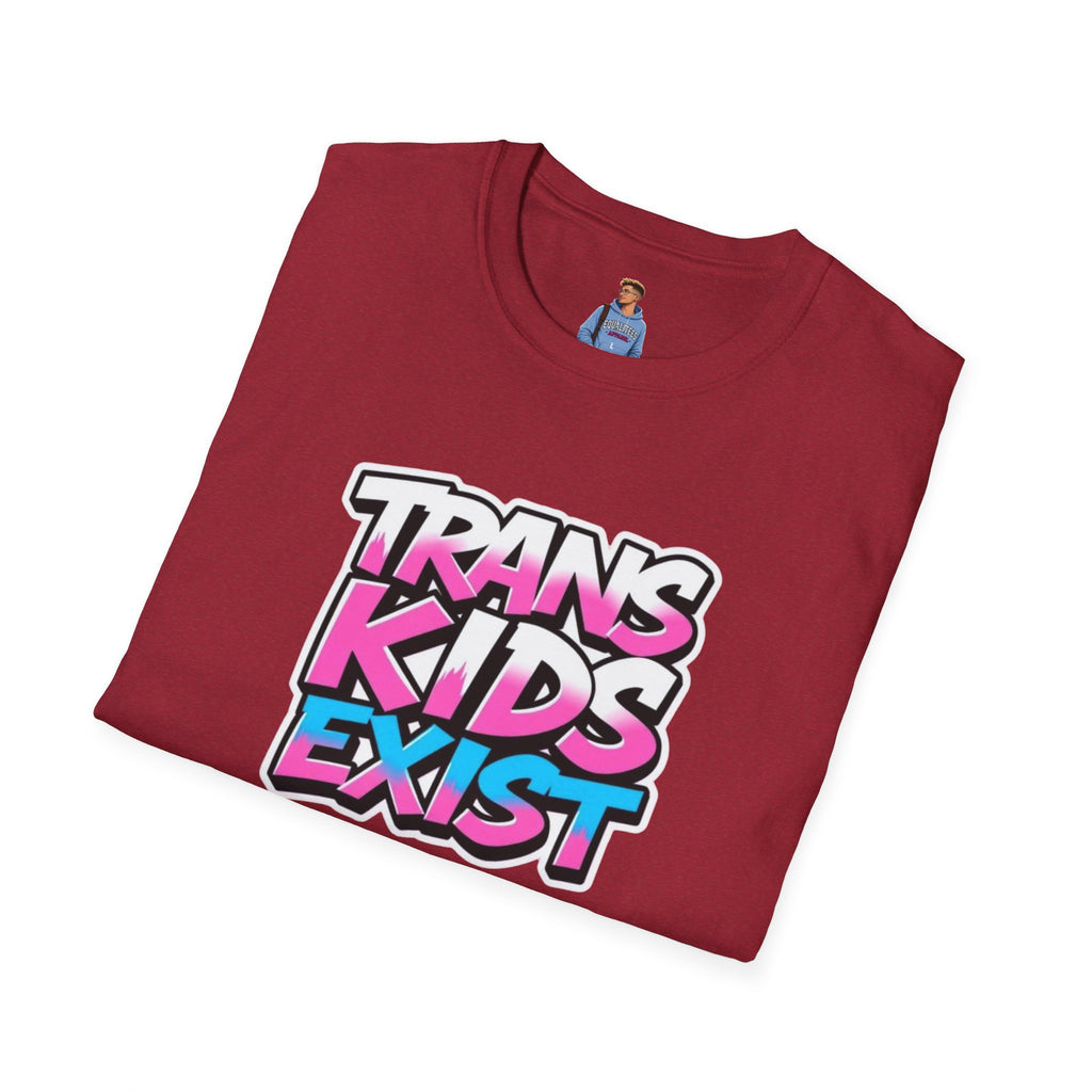 Trans Kids Exist Unisex Softstyle T-Shirt