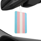 Trans Pride Flag Car Air Freshener - Eclectic and Aromatic