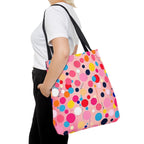 Dots and Drips over Pink Design - Tote Bag