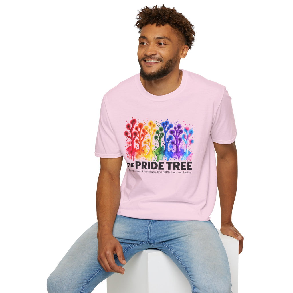 Pride Tree Las Vegas T-Shirt - Black Text