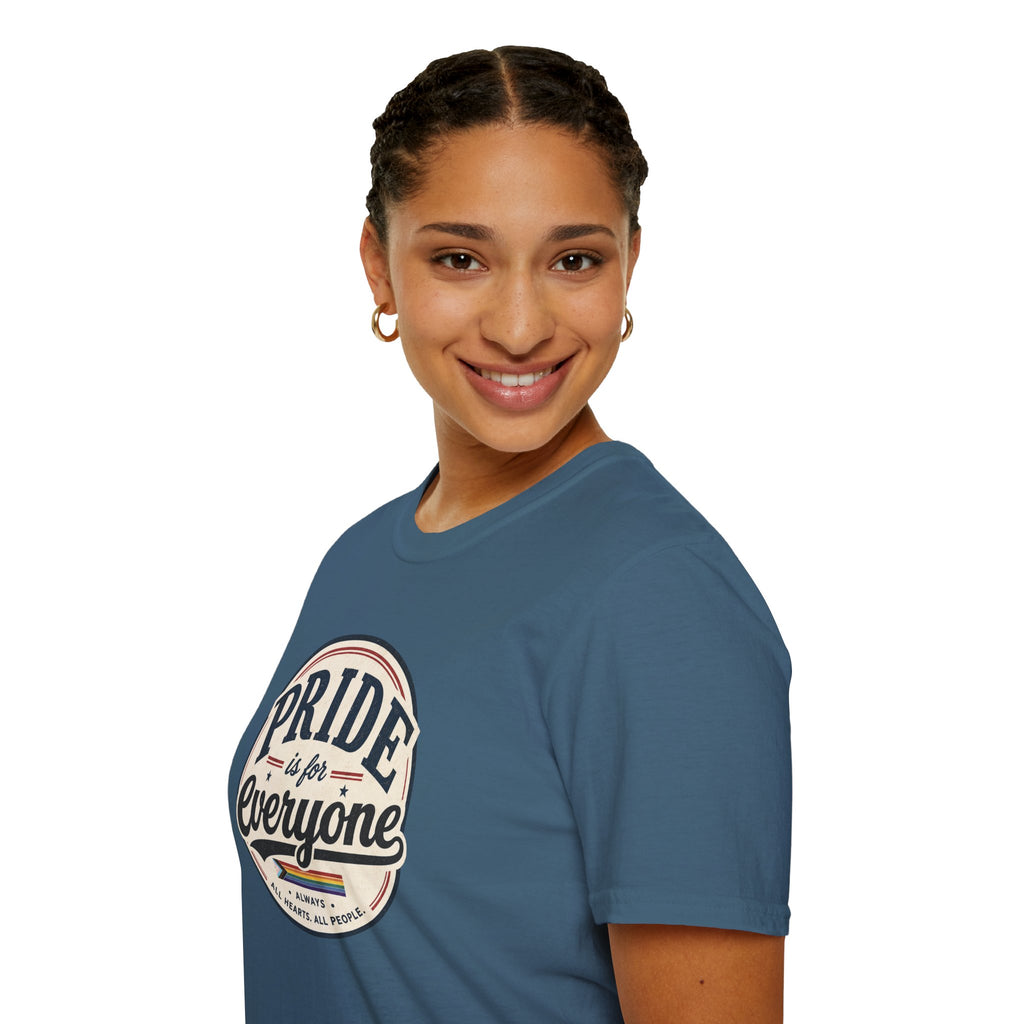 Pride Is for Everyone T-Shirt — Inclusive Retro Pride Tee