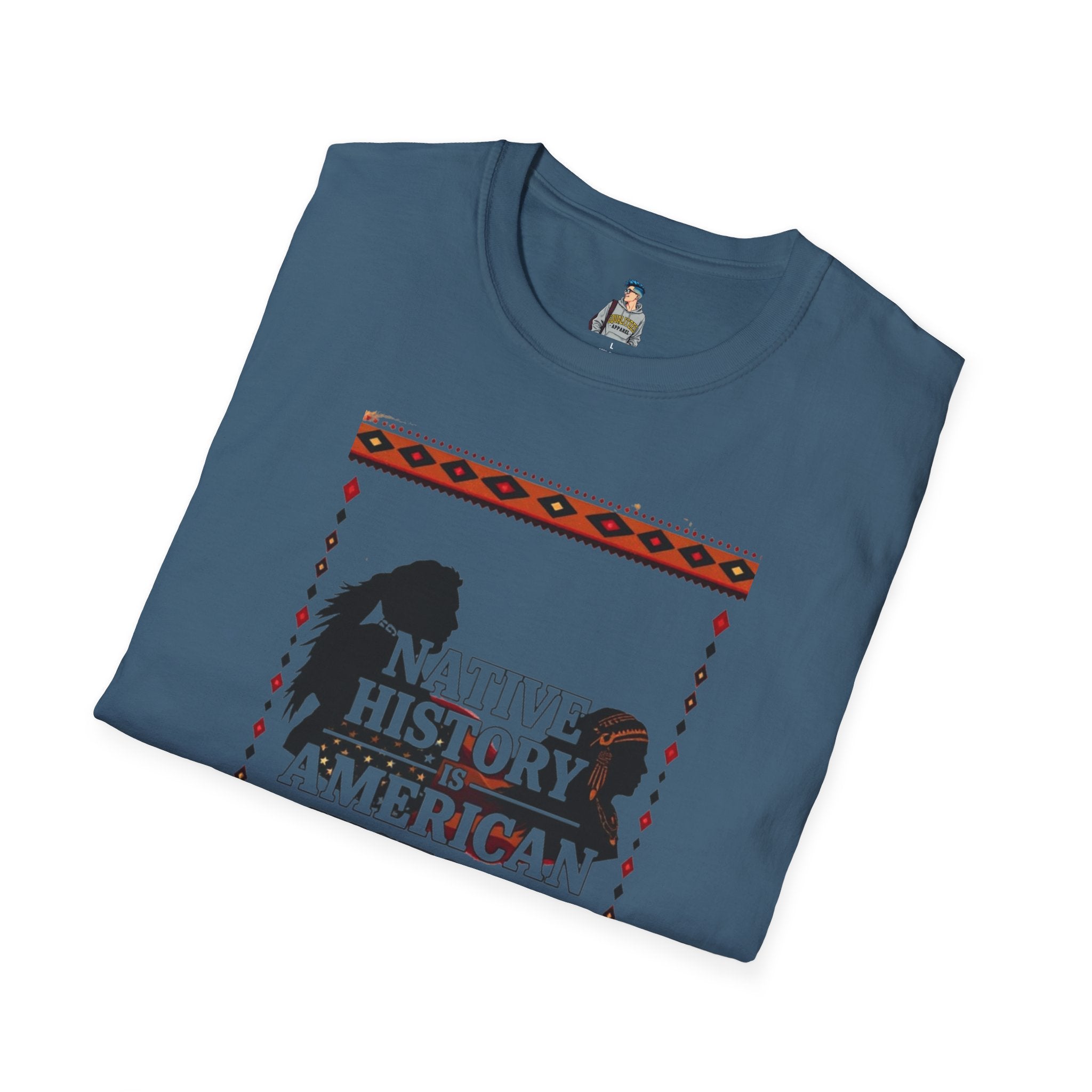 Native History is American History Unisex Softstyle T-Shirt | Cultural Awareness Tee