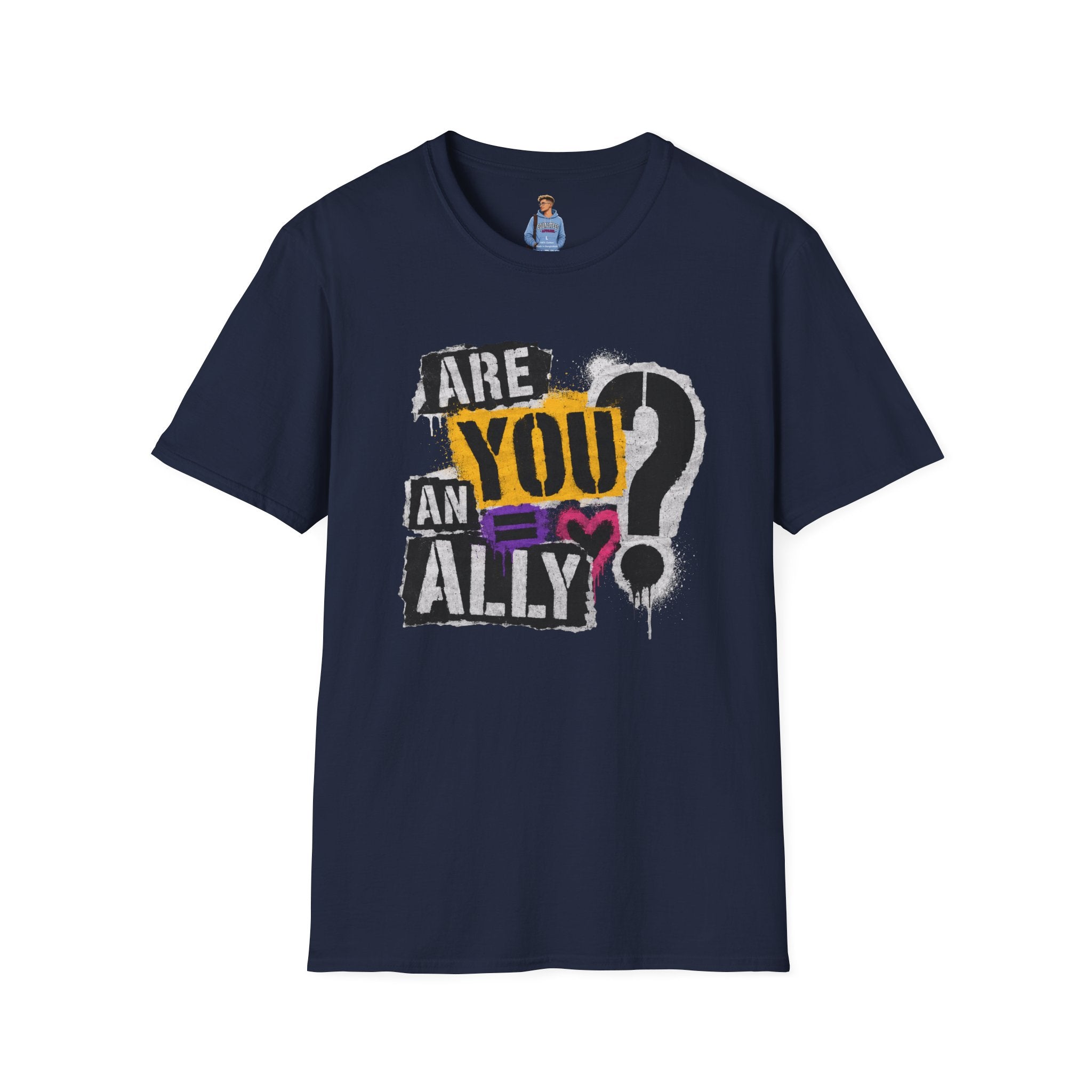 Are You An Ally? Graphic T‑Shirt — Pride & Allyship Tee