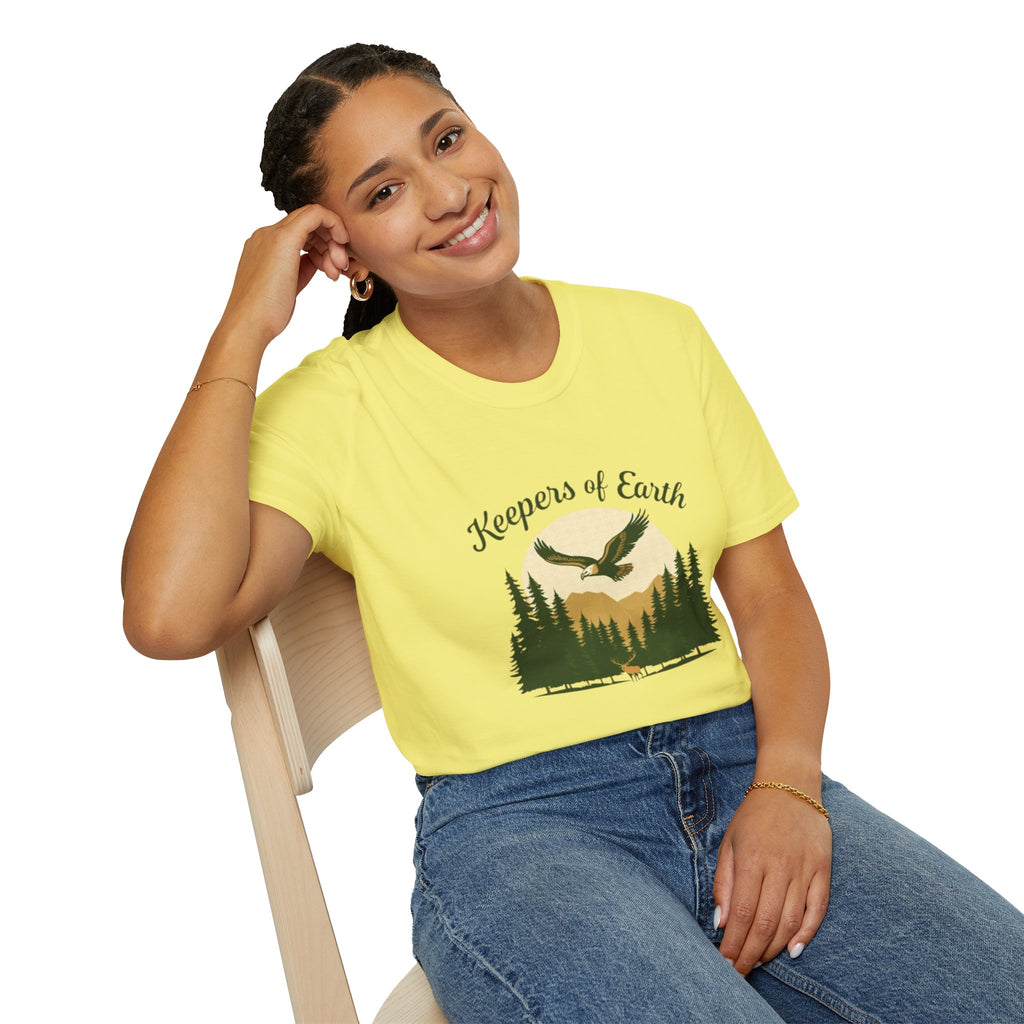 Keepers of the Earth Eagle and Elk T-shirt