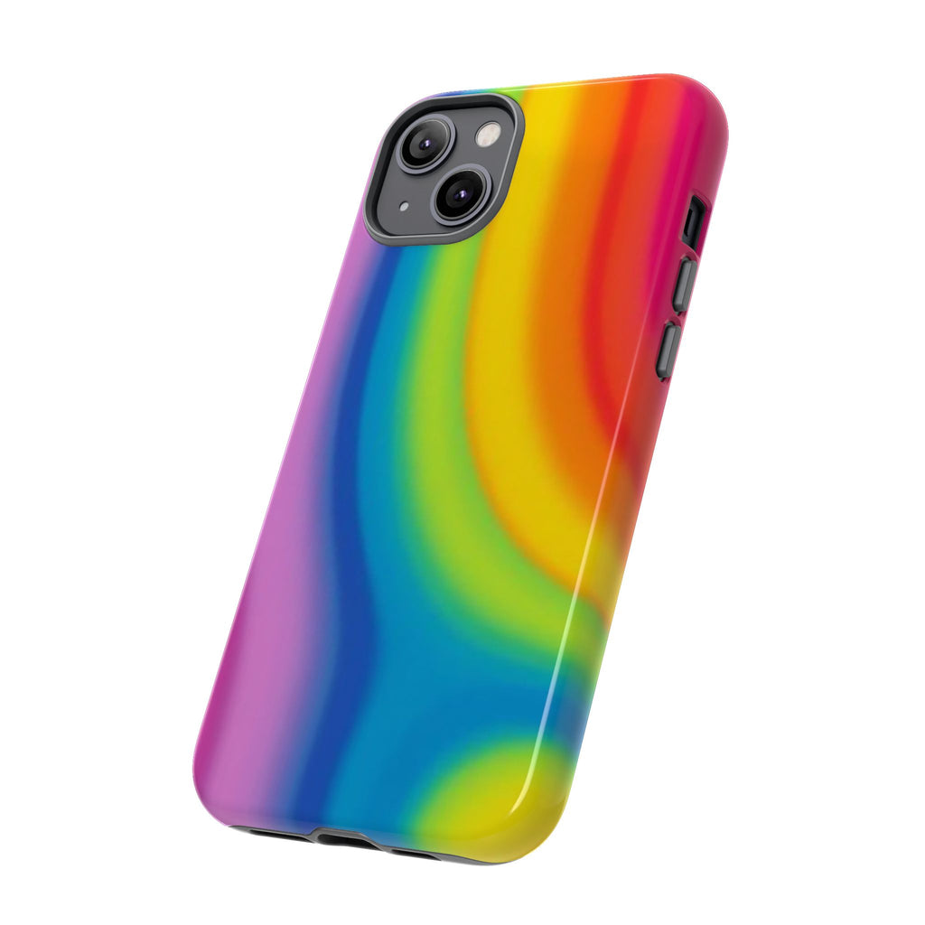 Rainbow Swirl Tough Phone Case for iPhone