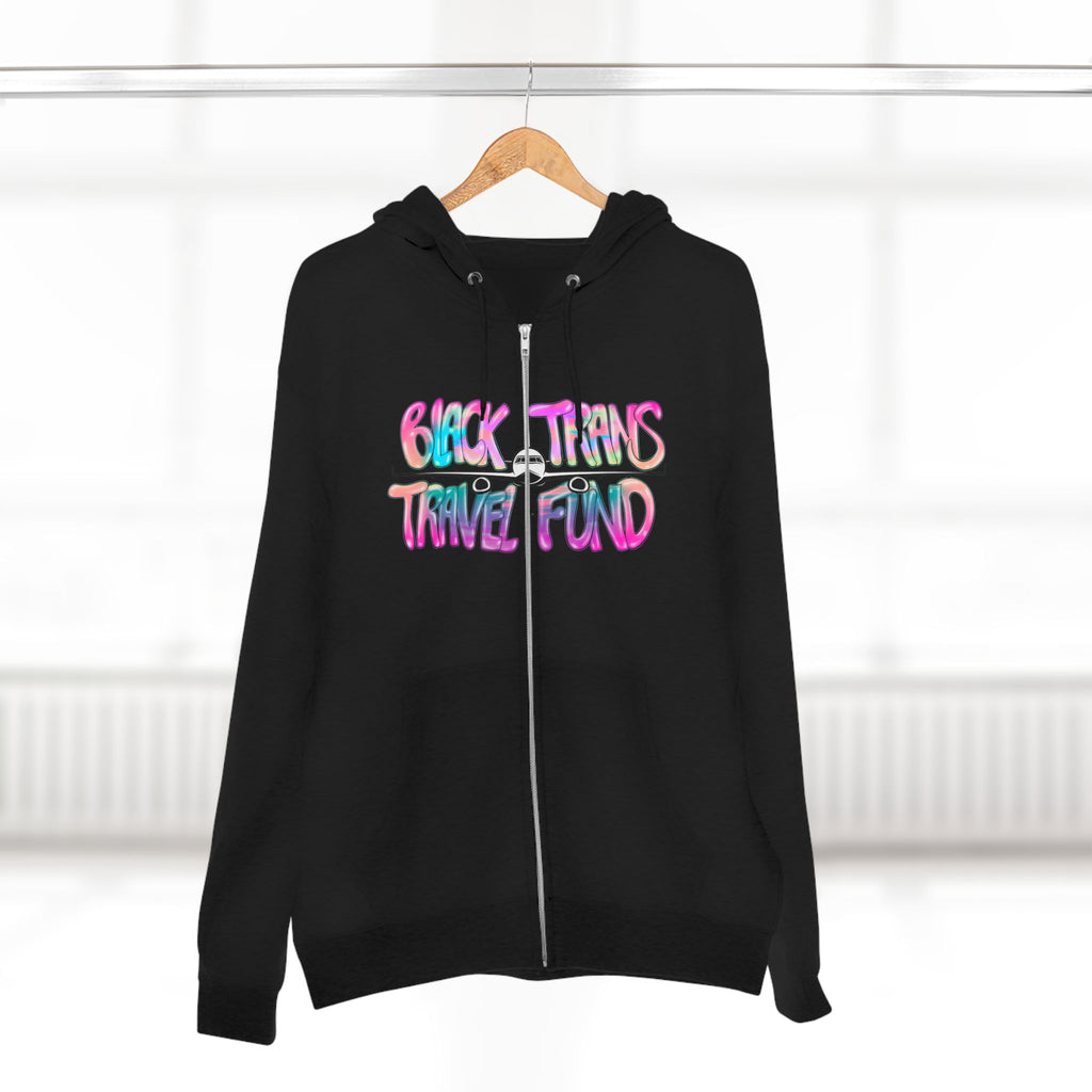 BTTF - Black Trans Travel Fund Unisex Zip-Up Hoodie
