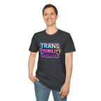 Trans Visibility Saves Lives Statement T-shirt