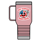 Stay Hydrated, Punch Nazis. Travel Mug - 20oz