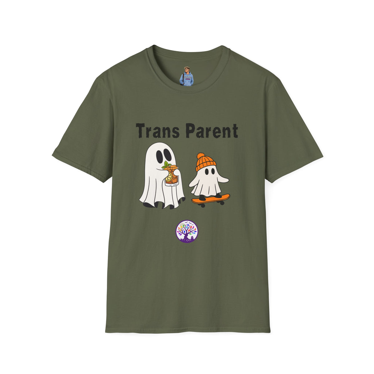 Trans Parent 5 Halloween Pride Tree Las Vegas T-Shirt