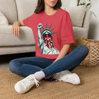Resist - Patriotic Statue of Liberty T-Shirt - Unisex Softstyle Tee