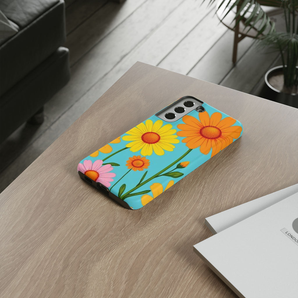 Floral Daisy Tough Case for Android