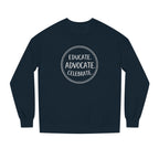 Educate, Advocate, Celebrate Incognito Pride Unisex Crew Neck Sweatshirt