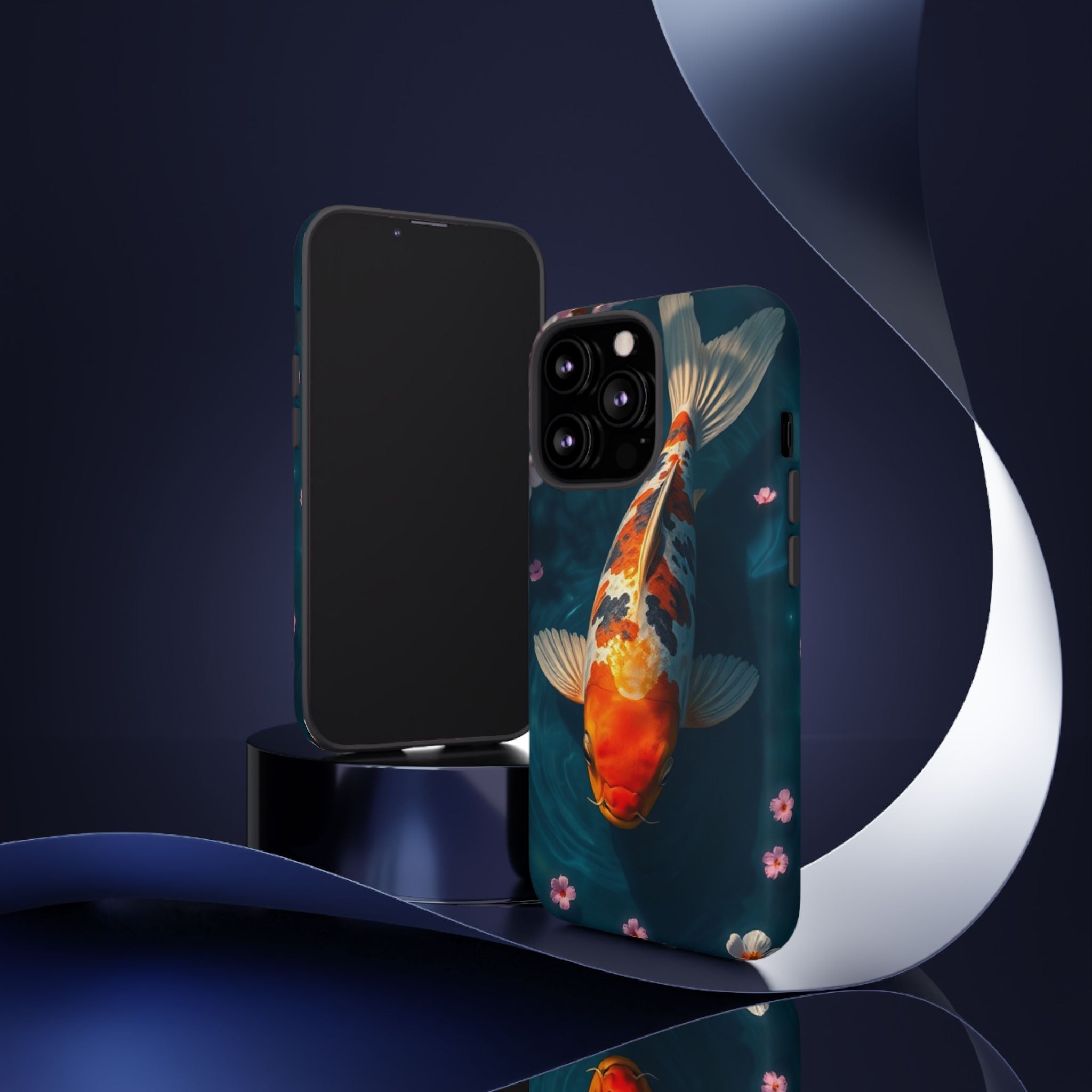 Peaceful Koi Cherry Blossom Tough Cases For Android & iPhone