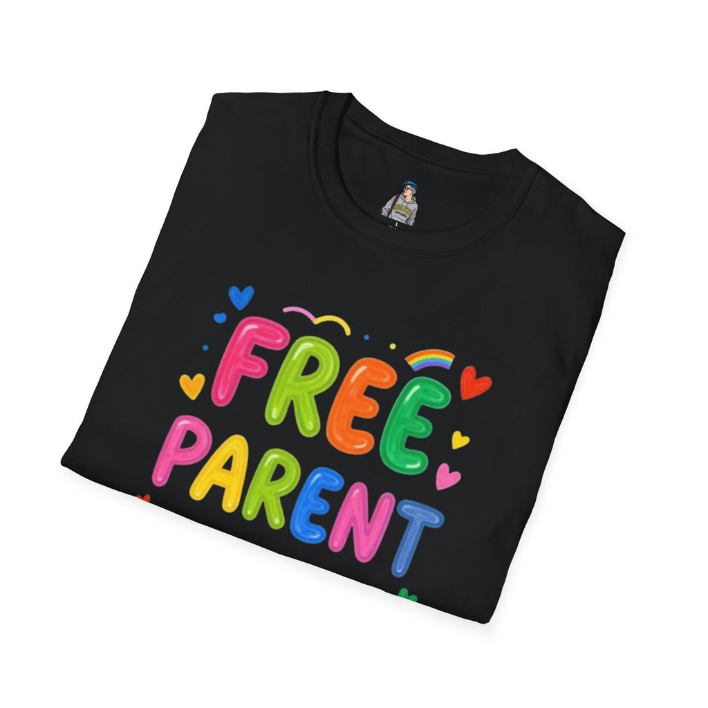 Free Parent Hugs T-Shirt — Colorful Affirming Pride